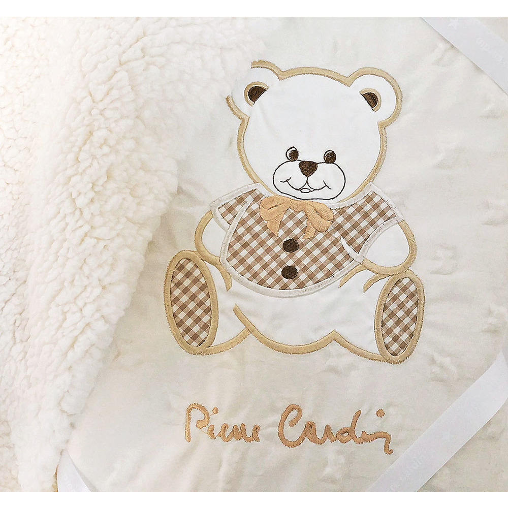 ΚΟΥΒΕΡΤΑ FLEECE/SHERPA ΚΟΥΝΙΑΣ 110x140 PIERRE CARDIN TEDDY BEIGE